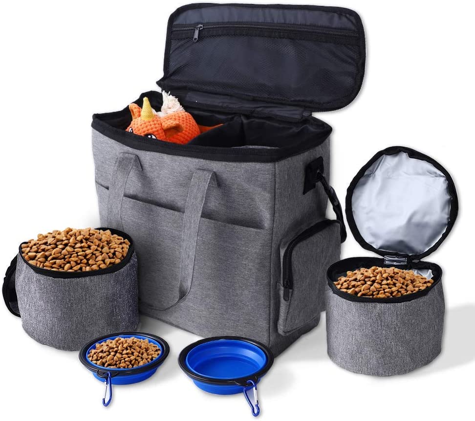 AILE Dog Travel Bag Multi Function, Accessories, 2 Collapsible Dog