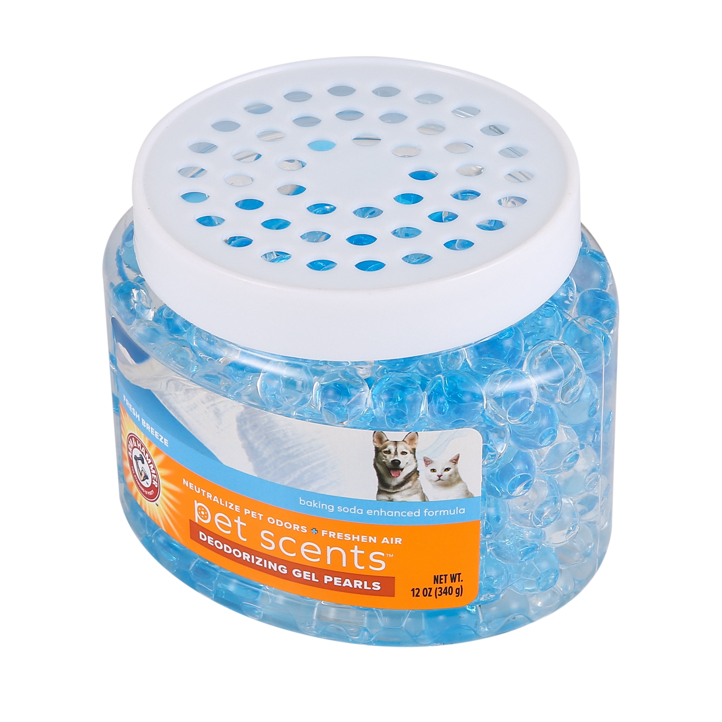 Arm & Hammer for Pets Air Care Pet Scents Deodorizing Gel Beads in Fresh Breeze, 12 oz