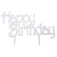 thumbnail image 4 of a pastel de Cumpleaño Decoración para Glaseado Centro de preestablecer para Espejo Superficie Opción 10 perfecl Happy Birthday Cake Topper, 4 of 8