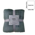 thumbnail image 3 of VWRXBZ Blanket Solid Color Blanket Noon Sleeping Blanket, Green, 3 of 6