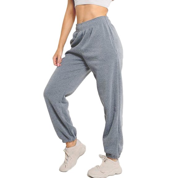 KIHOUT Women's Summer Pants Women White Color Casual Leggings Pants Ladies Relaxed Leisure Trousers