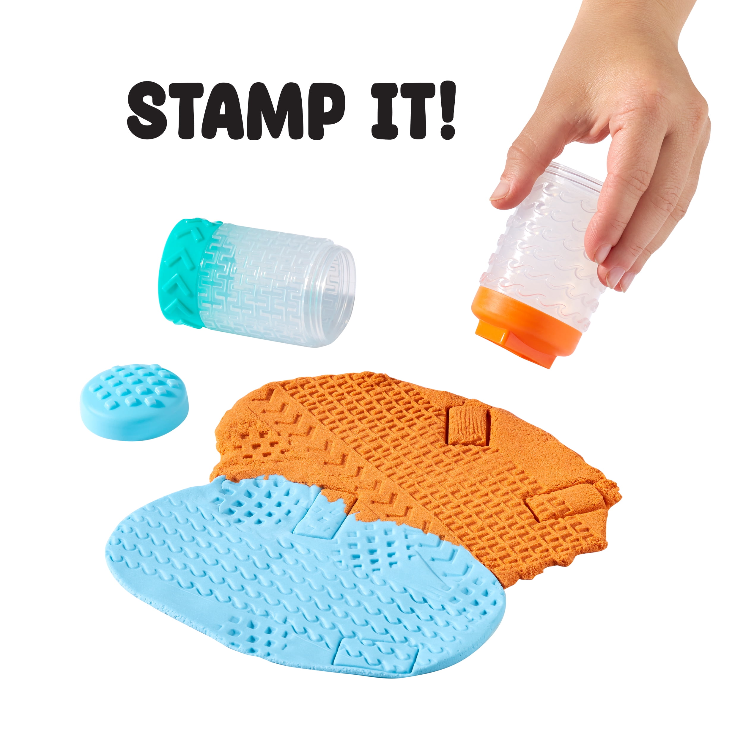 Wonder Factory Never Dry Dough & Sand Starter Set- Light Blue