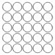 thumbnail image 1 of 400 Uds llaveros para DIY llaveros de Metal anillos llaveros divididos círculos de llaves accesorio de llaves de oficina de coche, 1 of 4