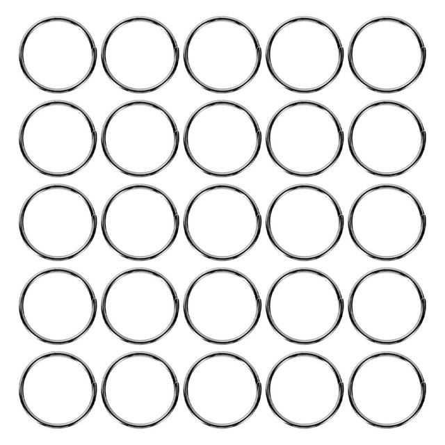400 Uds llaveros para DIY llaveros de Metal anillos llaveros divididos círculos de llaves accesorio de llaves de oficina de coche