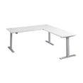 thumbnail image 2 of Scranton & Co Engineered Wood 72W L-Shaped Standing Desk in White, 2 of 7