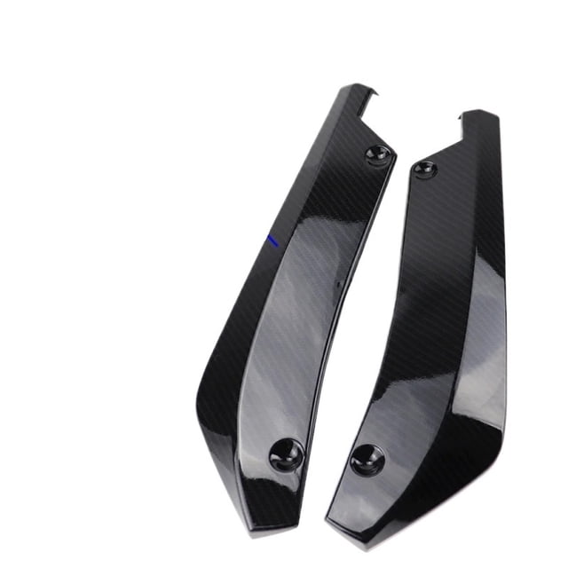 Rear Bumper Spoiler Canards Diffuser Car Side Fin Scratch Protector Black Rear Lip Wrap Angle Splitters Modificati