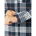 thumbnail image 5 of Fruit of the Loom Women's Beyond Soft Long Sleeve Button Down Flannel Sleepshirt, Sizes S-4X, 5 of 9