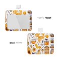 thumbnail image 2 of Susaid Honey Bee Set Print ID Badge Holder with Double-Sided Windows Horizontal Hard Plastic Case Black Card Protector Pouch for Office School ID Credit Cards, 2 of 7