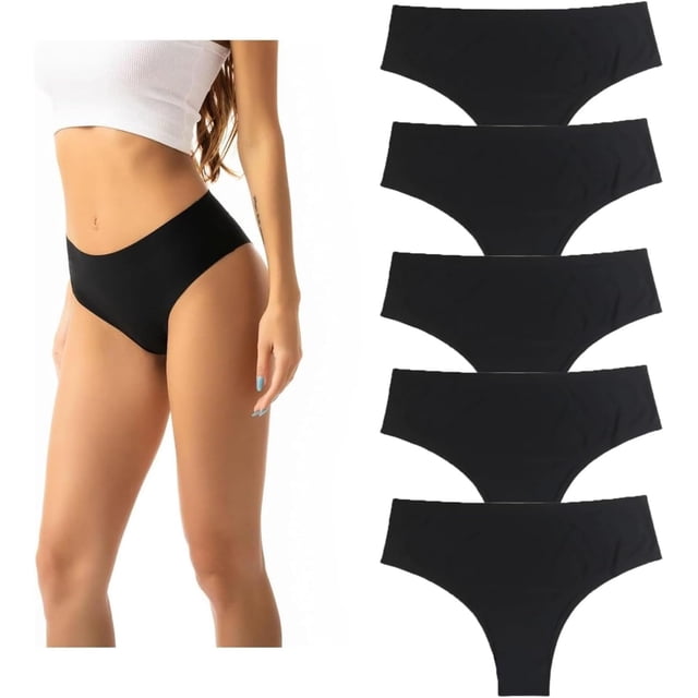 Tanga Aura a prueba de sudor, tanga invisible Aura con punta de camello, tanga sin costuras de cintura alta para mujer, paquete de bragas no mostr