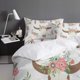 thumbnail image 4 of Set Funda Nórdica 4 Piezas Twin Size Ox Bone Soft Comforter Cover Set Quilt, 4 of 7