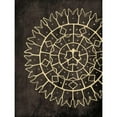 thumbnail image 3 of Grey, Jace 12x14 Black Modern Framed Museum Art Print Titled - Coastal Patterns Dark, 3 of 5