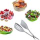 thumbnail image 5 of Stainless Steel Kitchen Tongs, 2 Pieces Stainless Steel Salad Tongs, Salad Tongs, Buffet Tongs, Salad Buffet Tongs (silver), 5 of 5