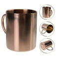 thumbnail image 3 of Stainless Steel Mug Moscow Mule Durable Beer Mugs Coffee Mug Milk Cup Drinkware, 3 of 6