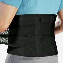 FITVALEN Back Brace for Lower Back Pain Relief - Men Women Back Support Belt for Heavy Lifting Sciatica Scoliosis Herniated Disc - Adjustable Lumbar Support Belt