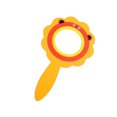 thumbnail image 2 of Loupe Portable pour Enfants, Jouet Éducatif avec Poignée (Orange), 2 of 8