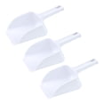 thumbnail image 1 of REGALWOVEN Ice Scoop Easy Clean Plastic Ice Shovel for Candy Buffet Kitchen, Ice Scooper for Bar, Ice Bucket, Popcorn in  White-3PCS, 1 of 7