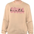 thumbnail image 2 of Birth Doula Sweatshirt Unisex X-Large Sand, 2 of 5