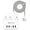 White, variant on HITRENDS Surge Protector Power Strip, 3 AC Outlets, 4 USB-A Ports, 1 USB-C Port, 10-Foot Extension Cord