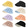 thumbnail image 5 of D-GROEE Women Sun Visor Hats Wide Brim Ladies Girls Summer Hat Breathable Empty Top Hat for Outdoor Beach Anti-UV, 5 of 5