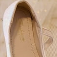 thumbnail image 5 of IUJSOY Cute Bowknot Girls Dress Shoes Kids Toddler Heels Pumps Flower Girl Mary Jane Princess Shoes, 5 of 9