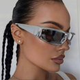 thumbnail image 3 of Vintage Outdoor Sunglasses UV400 Protection Anti Glare Punk Shades for Men Women Outdoor Wearings, 3 of 5