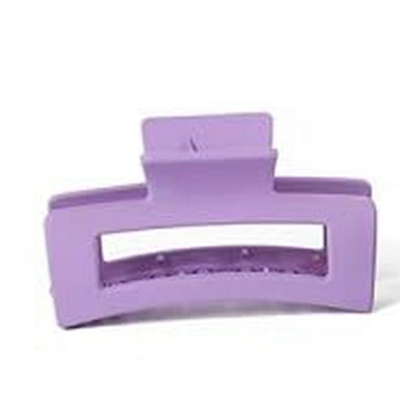 1 pinza para el pelo morada, talla única, pinza para el pelo, retro, hueca, para mujer, moda, clips grandes y fuertes para lavar la cara, accesorios de peinado ultraligeros, pasadores morados para niñ
