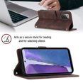 thumbnail image 3 of Compatible with Samsung Galaxy Note 20 Classic Embossed PU Leather Case with Card Holder Shockproof Cover, 3 of 5