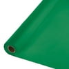Creative Converting 013006 100 ft. Emerald Green Plastic Table Roll