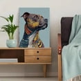 thumbnail image 5 of Tribal Pitbull Dog Canvas Wall Art Print, Living Room Bedroom Office Cafe Den Decor, 5 of 8