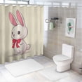 thumbnail image 7 of Awypu Bathroom Shower Curtain Set with Hooks Waterproof Multiple Sizes White, 7 of 7