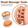 thumbnail image 2 of Outils de Massage en Bois avec Poignée, Rouleau de Massage en Bois Outils de Massage pour Drainage Lymphatique, pour Mise en Forme du Corps Massage de la Cellulite, 2 of 8