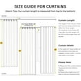 thumbnail image 7 of 100% Blackout Curtains for Bedroom, Black Out Curtains 96 Inch Long, Clip Rings Linen Blackout Drapes, Thermal Insulated Room Darkening for Living Room, 2 Panels - Beige,W50xL96, 7 of 7