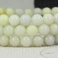 thumbnail image 4 of Natural Lvory Jasper Gemstone 6mm Round Beads Stretch Bracelet 7" Unisex, 4 of 4