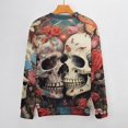 thumbnail image 3 of Gothic Skull Lover Neck Sweater, 3 of 6