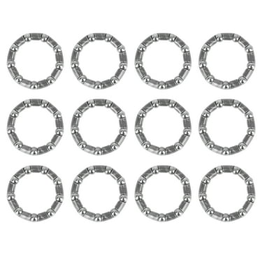 REGALWOVEN 12pcs 31mm x 9 Ball Bearing Cages Crank Bicycle Bearings Mid Axle Wheel Bearing Retainer