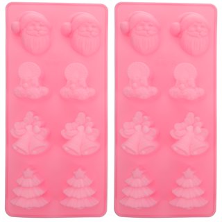 Tarmeek 3PCS Christmas Silicone Moulds,Silicone Christmas Baking Mould,  Christmas Tree Cake Mould,Candy Chocolate Molds,Xmas Gift Soap Molds  Christmas Gifts for Kids 3-12Y 