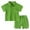 Green, variant on KKBOTIVE Boys 5t Clothes Sets Dinosaur Train Lapel Short Sleeve Tops and Shorts Set 2 Piece Summer Outfit Kids, Green Size: 5-6 Years