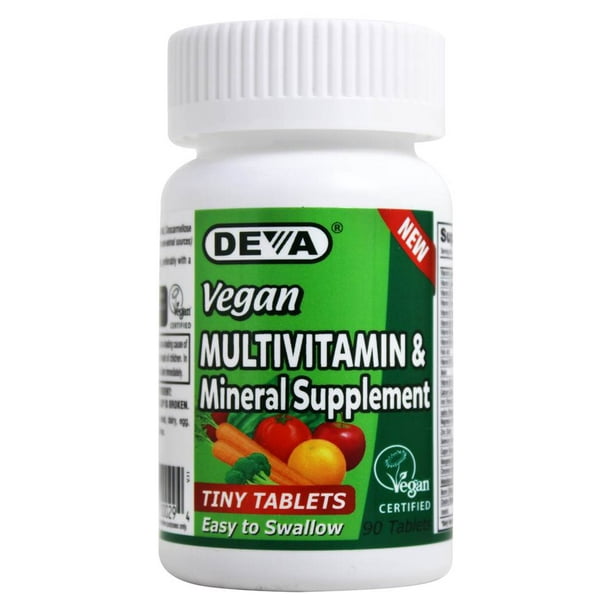 Deva Nutrition Vegan Multivitamin & Mineral Supplement 90 Tablets