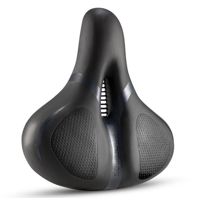 Asiento de bicicleta ROCKBROS Comfort Saddle Mountain Bike negro