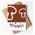 thumbnail image 1 of Vegetable Combination Mushroom Body Wedding Cards Congratulations Greeting Envelopes, 1 of 3