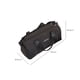thumbnail image 3 of Bolso deportivo de malla grande con correa al hombro - Bolsa de deporte grande para equipamiento, viajes y lavandería - Mochila seca resistente al agua para nadar, playa, acampada - Rosa/negro, 3 of 5