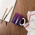 thumbnail image 4 of Yiaed Thunderstorm Violet Purple Print Ceramics Coffee,Large Handle Design,Extra Large Tea and Coffee Cup for Office and Home Mugs, 4 of 6