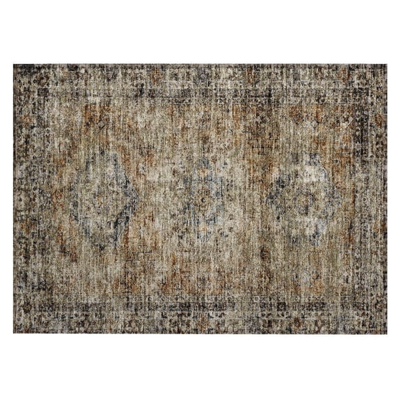 Dalyn Rugs Machine Washable Indoor/Outdoor Chantille ACN2170 Copper 1'8" x 2'6" Rug