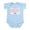 Sky Blue, variant on CafePress - *Child Via Surrogacy* Infant Creeper - Baby Light Bodysuit, Size Newborn - 24 Months