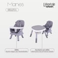 thumbnail image 4 of Silla Alta 7 en 1 para Bebé Manes  Gris Lifestyle by Infanti Lifestyle by Infanti  232BHP002GRY, 4 of 7