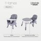 thumbnail image 4 of Silla Alta 7 en 1 para Bebé Manes  Gris Lifestyle by Infanti Lifestyle by Infanti  232BHP002GRY, 4 of 7