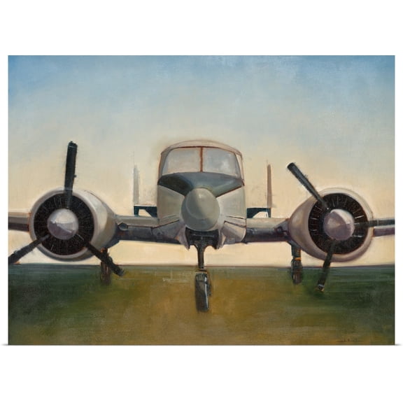 Great BIG Canvas | Rolled Joseph Cates Poster Print entitled Airplane