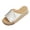 White, variant on Plus Size Braided Sole Slides for Women Open Toe Summer Beach Vacation Casual Outdoor Walking Comfort Resort Flat S Andals Travel Days Resort Wear