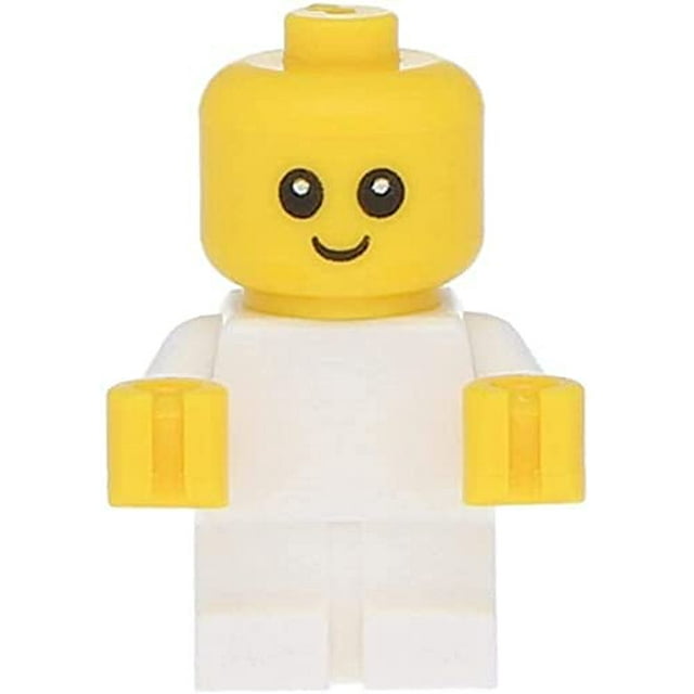 LEGO City: Baby Minifig avec Tenue Blanche (Très Petit)