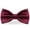 Burgundy, variant on Men’s Dark Green Pre-tied Bow Tie, Solid Color Adjustable Bowtie